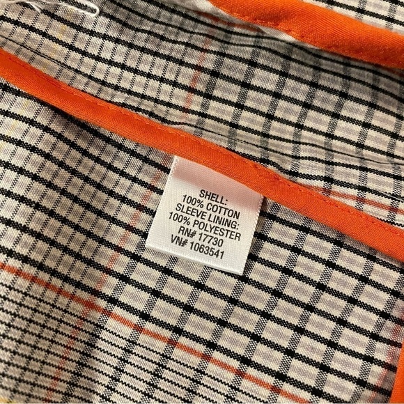 Isaac Mizrahi Brown Windowpane Plaid Blazer Target faux leather buttons. Size M - Picture 16 of 16